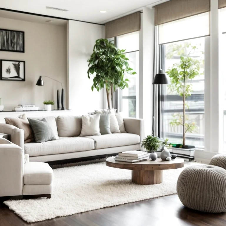 Vue panoramique sur Meilen depuis un appartement