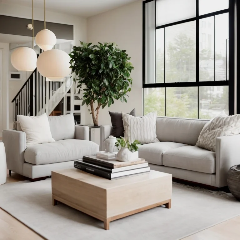 Appartement avec décoration moderne et raffinée